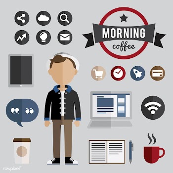 Illustration of a man isolated | Free stock vector - 389043