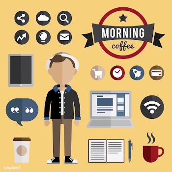 Illustration of a man isolated | Free stock vector - 389600
