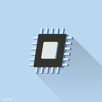 Illustration of a microchip | Free stock vector - 393431