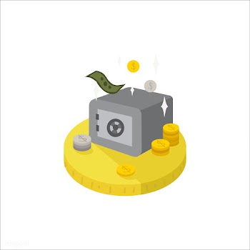 Illustration of a money vault icon | Free stock vector - 60248