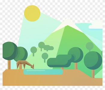 Illustration Of A Nature Scenery - Landscape