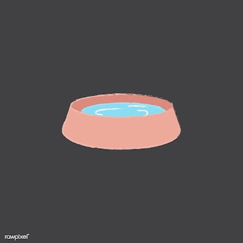 Illustration of a pet's water bowl | Free stock vector - 60520