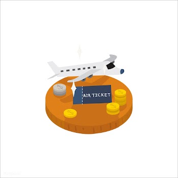 Illustration of a plane and travel ticket ico.. | Free stock vector - 60267
