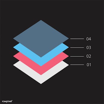 Illustration of a stack graph | Free stock vector - 77932