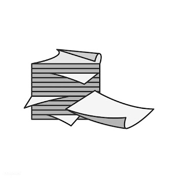 Illustration of a stack of papers | Free stock vector - 399476