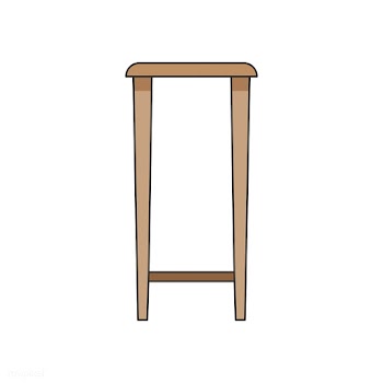 Illustration of a stool or a high table | Free stock vector - 399451