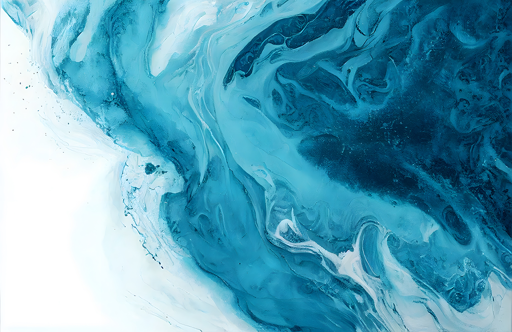 Illustration of a white and blue marble texture with beautiful tones - suitable for a background - ai generated