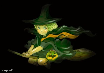 Illustration of a witch icon vector for Hallo.. | Free stock vector - 486674