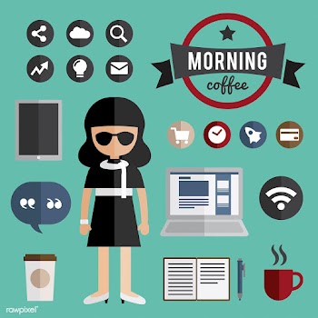 Illustration of a woman isolated | Free stock vector - 389144