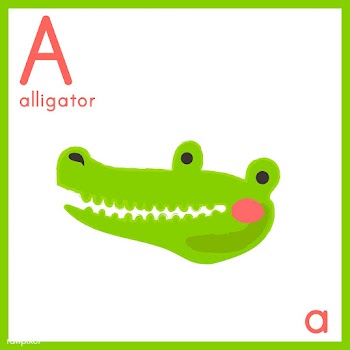 Illustration of alphabet letter with animal p.. | Free stock vector - 395076