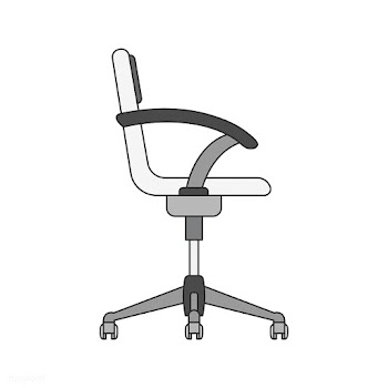 Illustration of an office chair | Free stock vector - 399464