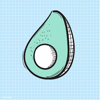 Illustration of avocado isolated on backgroun.. | Free stock vector - 60874