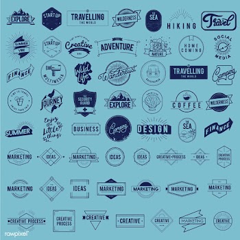 Illustration of badges collection | Free stock vector - 389460