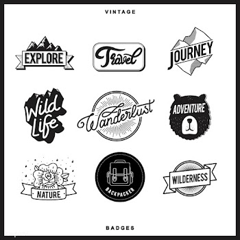 Illustration of badges collection | Free stock vector - 389502