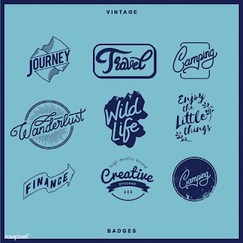Illustration of badges collection | Free stock vector - 389564
