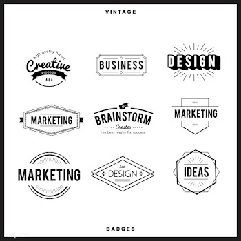 Illustration of badges collection | Free stock vector - 389699