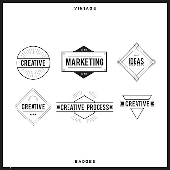 Illustration of badges collection | Free stock vector - 389714