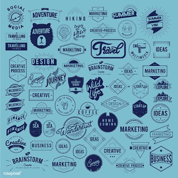 Illustration of badges collection | Free stock vector - 389841