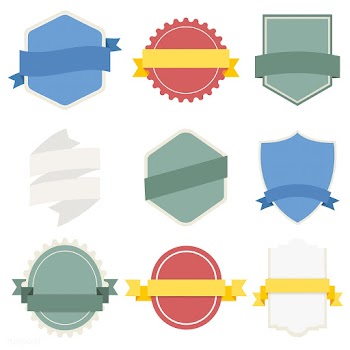 Illustration of badges collection | Free stock vector - 389866
