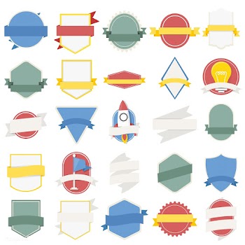 Illustration of badges collection | Free stock vector - 389875