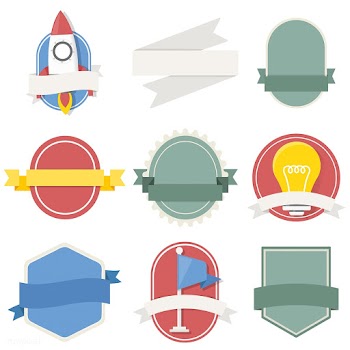 Illustration of badges collection | Free stock vector - 389876