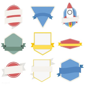 Illustration of badges collection | Free stock vector - 389877