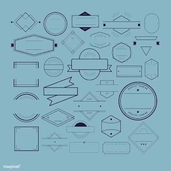 Illustration of badges collection | Free stock vector - 389947