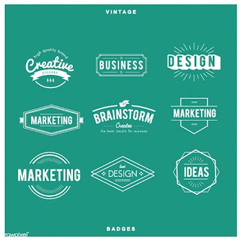 Illustration of badges collection | Free stock vector - 389948