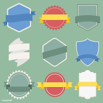 Illustration of badges collection | Free stock vector - 390699