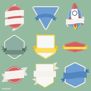 Illustration of badges collection | Free stock vector - 390700