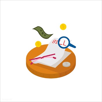 Illustration of bills and money icon | Free stock vector - 60221