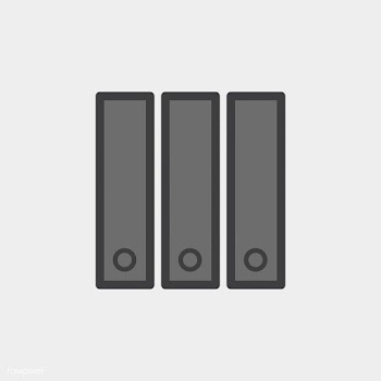 Illustration of binder icon | Free stock vector - 76788