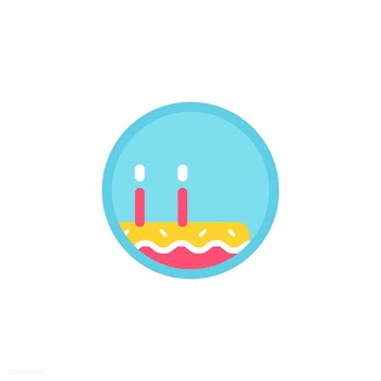 Illustration of birthday cake icon | Free stock vector - 380737