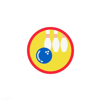 Illustration of bowling icon | Free stock vector - 380606