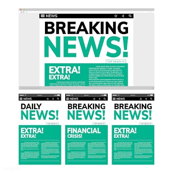 Illustration of breaking news | Free stock vector - 394985