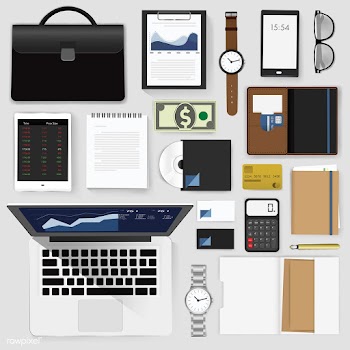Illustration of business icons set | Free stock vector - 390397