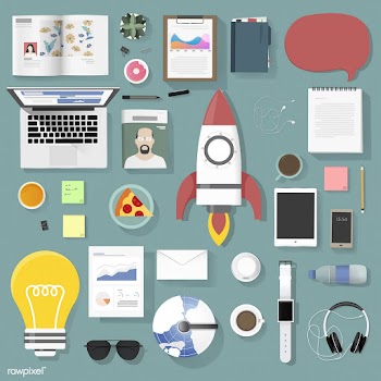 Illustration of business icons set | Free stock vector - 390424