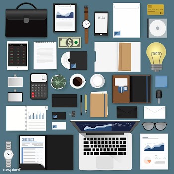 Illustration of business icons set | Free stock vector - 390426