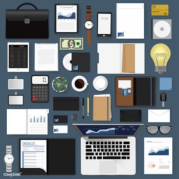 Illustration of business icons set | Free stock vector - 390467