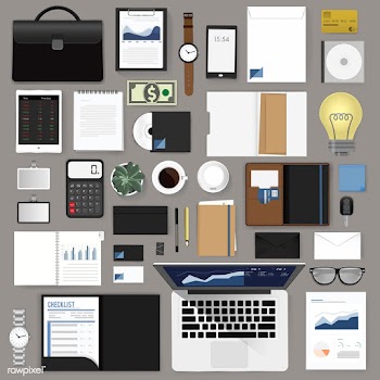 Illustration of business icons set | Free stock vector - 390490