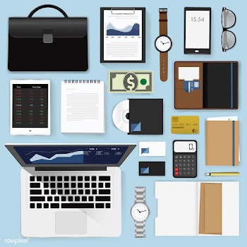 Illustration of business icons set | Free stock vector - 390547