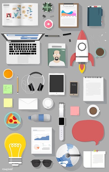Illustration of business icons set | Free stock vector - 390656