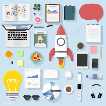 Illustration of business icons set | Free stock vector - 390679