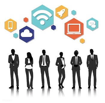 Illustration of business people | Free stock vector - 388944