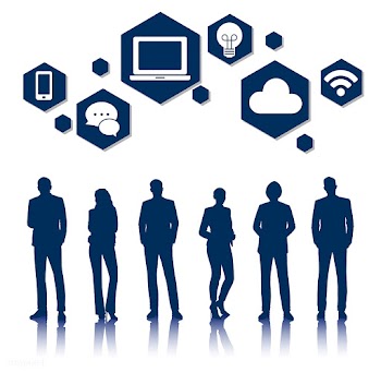 Illustration of business people | Free stock vector - 388953