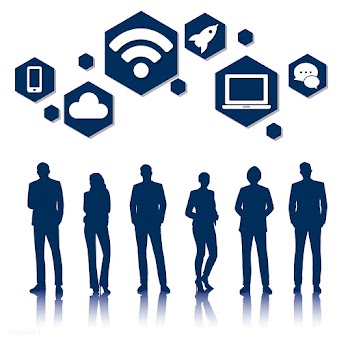 Illustration of business people | Free stock vector - 388954