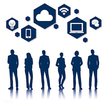Illustration of business people | Free stock vector - 389028