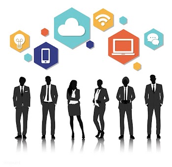 Illustration of business people | Free stock vector - 389041