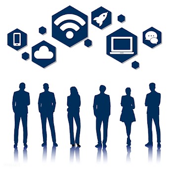 Illustration of business people | Free stock vector - 389064