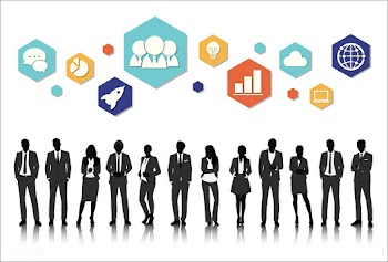 Illustration of business people | Free stock vector - 389225